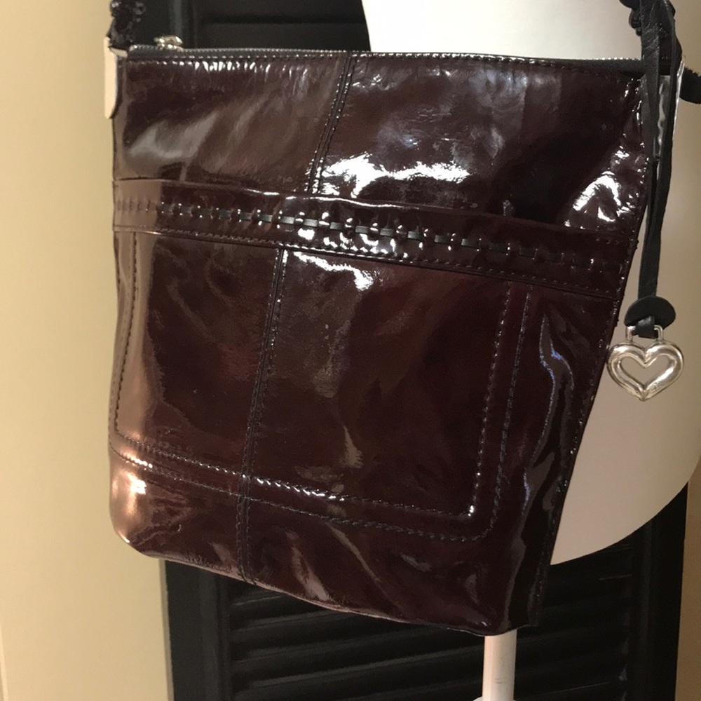 Brighton patent leather shoulder bag - Picture 2 of 7
